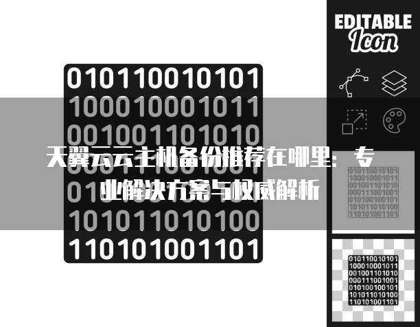 天翼云云主机备份推荐在哪里:专业解决方案与权威解析