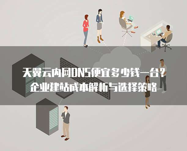 天翼云内网DNS便宜多少钱一台?企业建站成本解析与选择策略