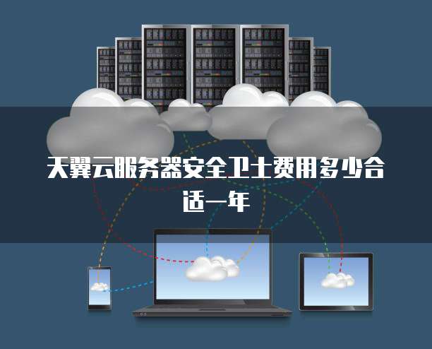 天翼云服务器安全卫士费用多少合适一年