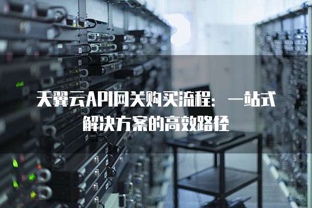天翼云API网关购买流程:一站式解决方案的高效路径