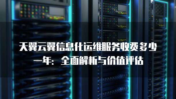 天翼云翼信息化运维服务收费多少一年:全面解析与价值评估