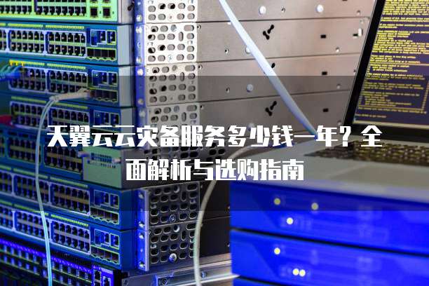 天翼云云灾备服务多少钱一年?全面解析与选购指南
