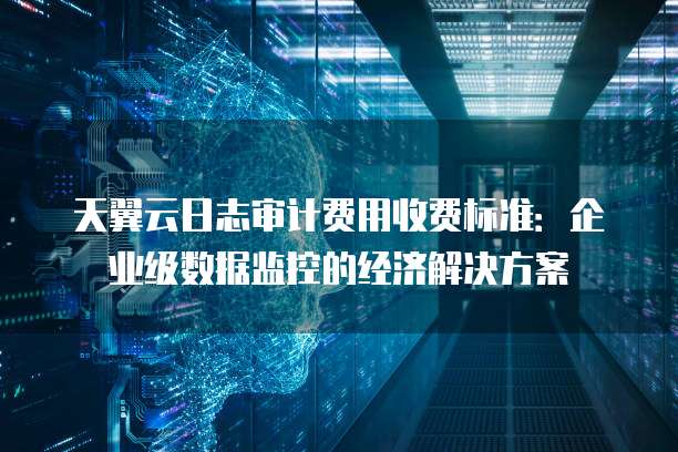 天翼云日志审计费用收费标准:企业级数据监控的经济解决方案