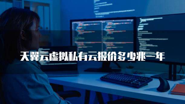 天翼云虚拟私有云报价多少兆一年