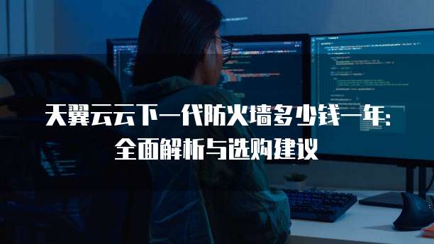 天翼云云下一代防火墙多少钱一年:全面解析与选购建议