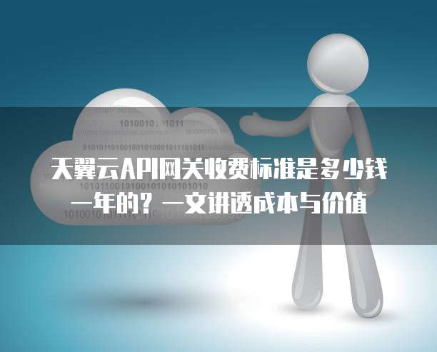 天翼云API网关收费标准是多少钱一年的?一文讲透成本与价值