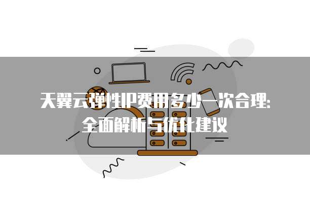 天翼云弹性IP费用多少一次合理:全面解析与优化建议