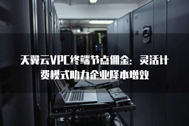 天翼云VPC终端节点佣金:灵活计费模式助力企业降本增效