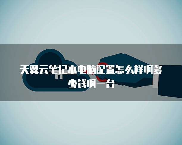 天翼云笔记本电脑配置怎么样啊多少钱啊一台