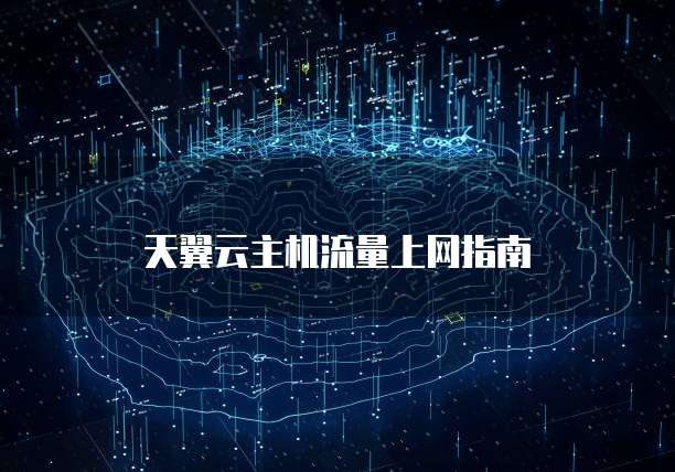 天翼云主机流量上网指南