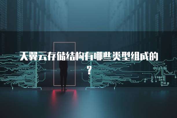 天翼云存储结构有哪些类型组成的?
