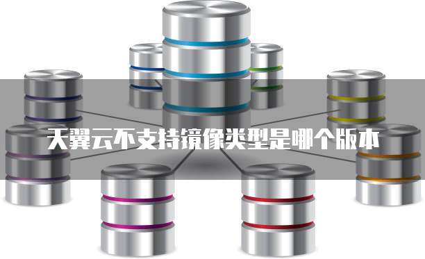 天翼云不支持镜像类型是哪个版本