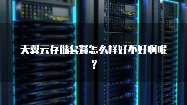 天翼云存储套餐怎么样好不好啊呢?