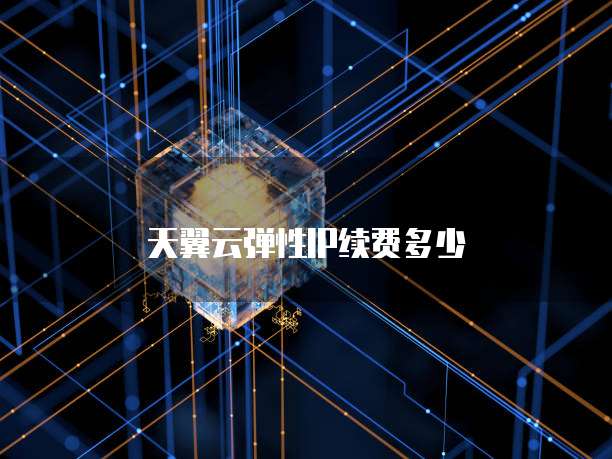 天翼云弹性IP续费多少