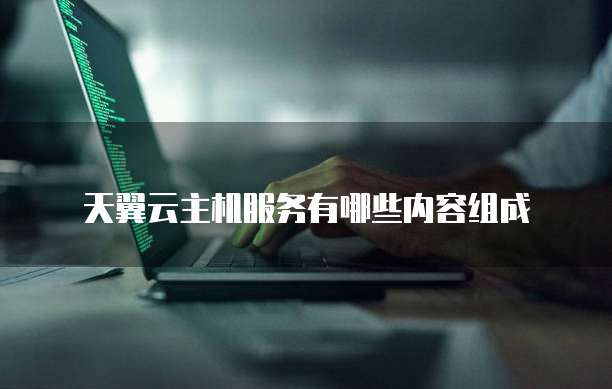 天翼云主机服务有哪些内容组成