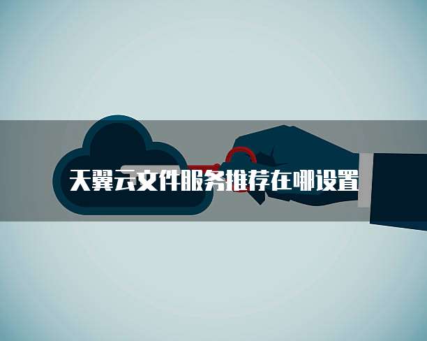 天翼云文件服务推荐在哪设置