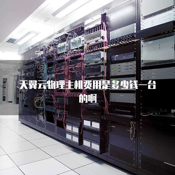天翼云物理主机费用是多少钱一台的啊