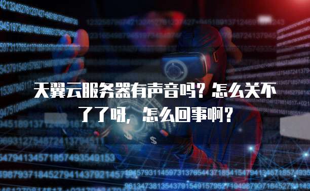 天翼云服务器有声音吗?怎么关不了了呀,怎么回事啊?
