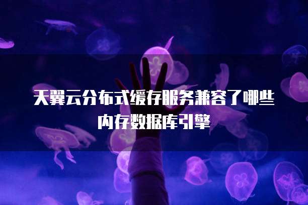天翼云分布式缓存服务兼容了哪些内存数据库引擎