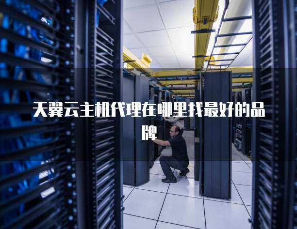 天翼云主机代理在哪里找最好的品牌
