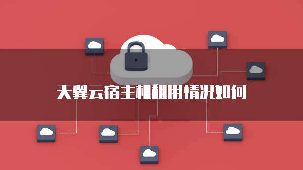 天翼云宿主机租用情况如何