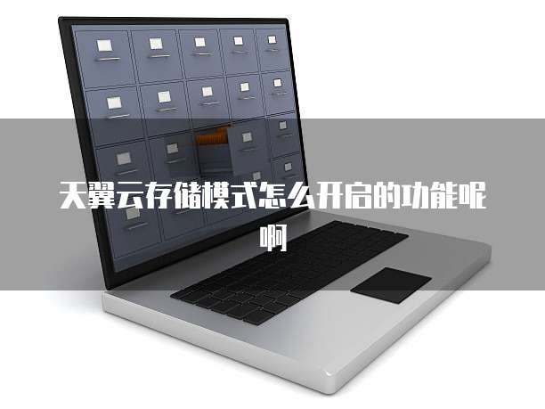 天翼云存储模式怎么开启的功能呢啊