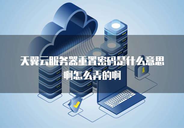 天翼云服务器重置密码是什么意思啊怎么弄的啊