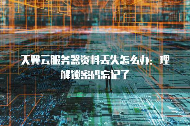 天翼云服务器资料丢失怎么办：理解锁密码忘记了
