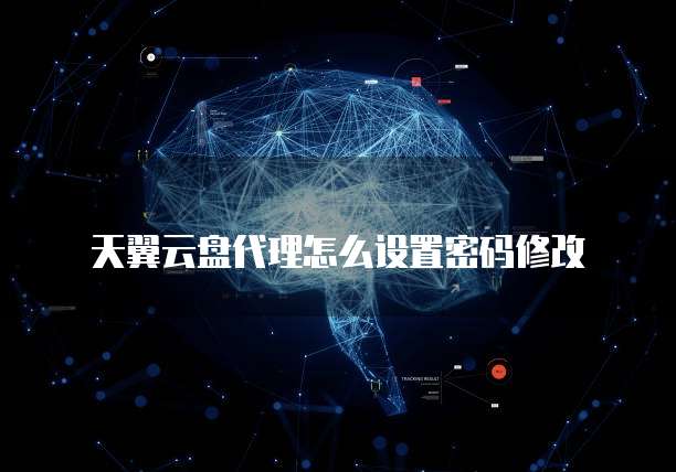 天翼云盘代理怎么设置密码修改