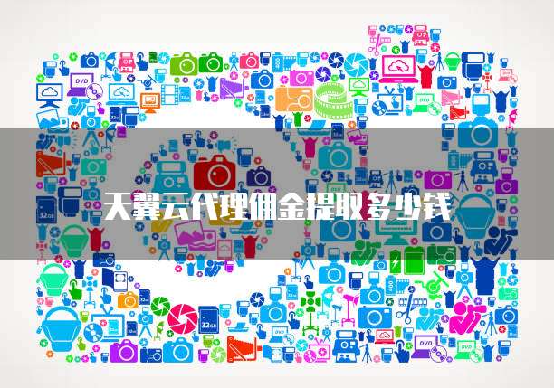 天翼云代理佣金提取多少钱