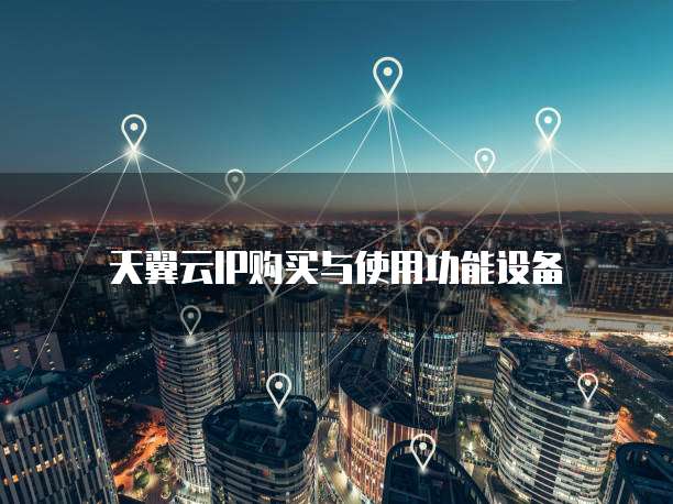 天翼云IP购买与使用功能设备