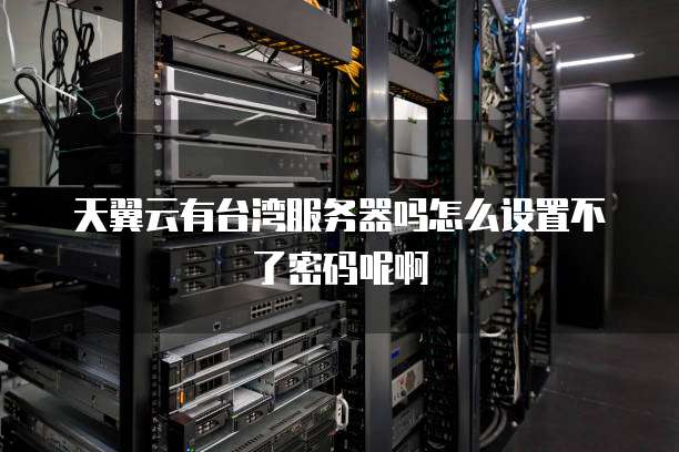 天翼云有台湾服务器吗怎么设置不了密码呢啊