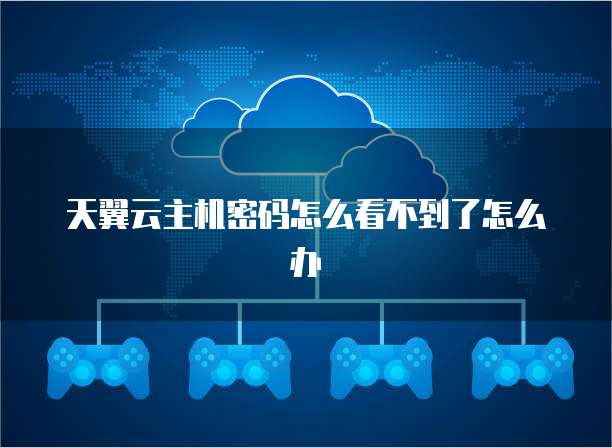 天翼云主机密码怎么看不到了怎么办