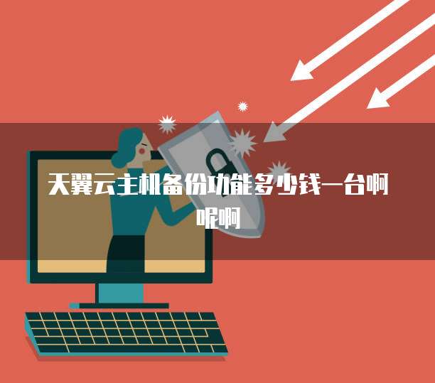 天翼云主机备份功能多少钱一台啊呢啊
