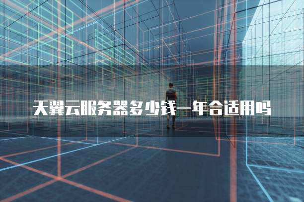 天翼云服务器多少钱一年合适用吗