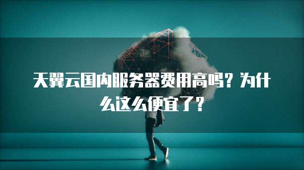 天翼云国内服务器费用高吗?为什么这么便宜了?