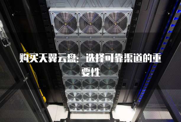 购买天翼云盘:选择可靠渠道的重要性