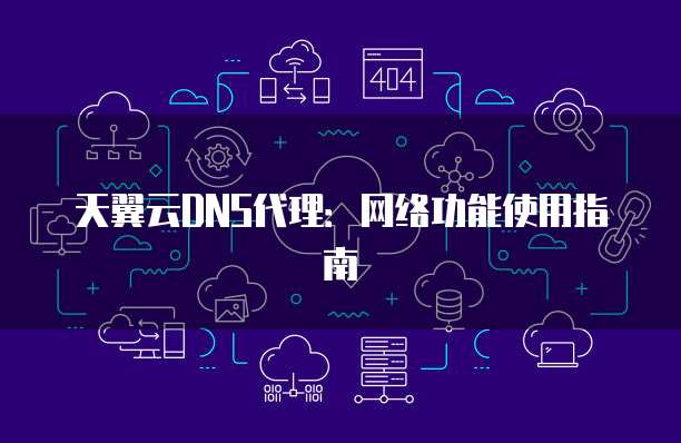 天翼云DNS代理:网络功能使用指南