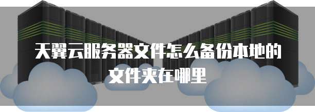 天翼云服务器文件怎么备份本地的文件夹在哪里