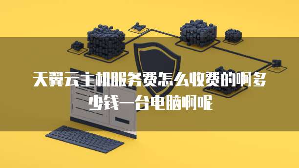 天翼云主机服务费怎么收费的啊多少钱一台电脑啊呢