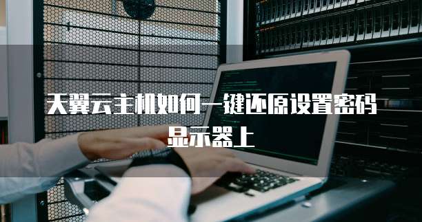 天翼云主机如何一键还原设置密码显示器上