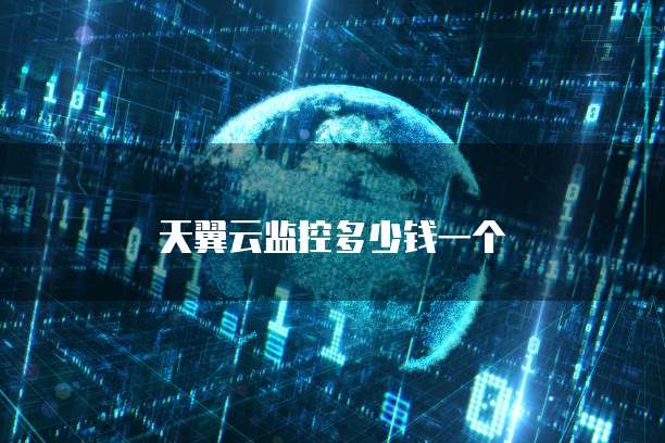 天翼云监控多少钱一个