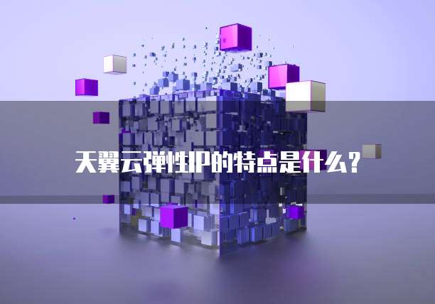 天翼云弹性IP的特点是什么?