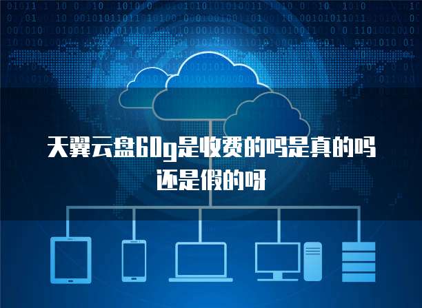 天翼云盘60g是收费的吗是真的吗还是假的呀