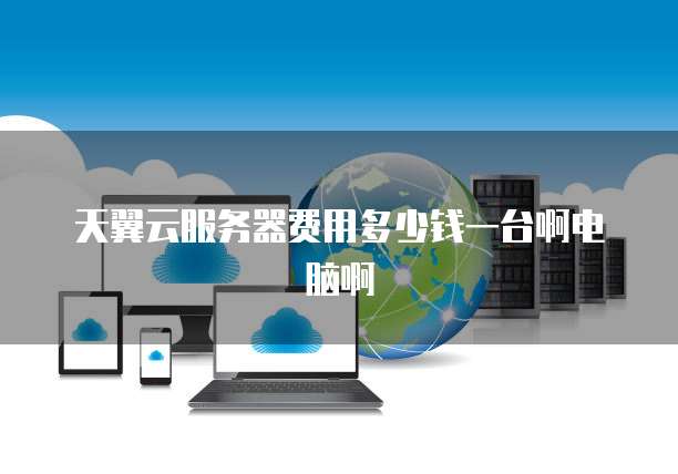 天翼云服务器费用多少钱一台啊电脑啊