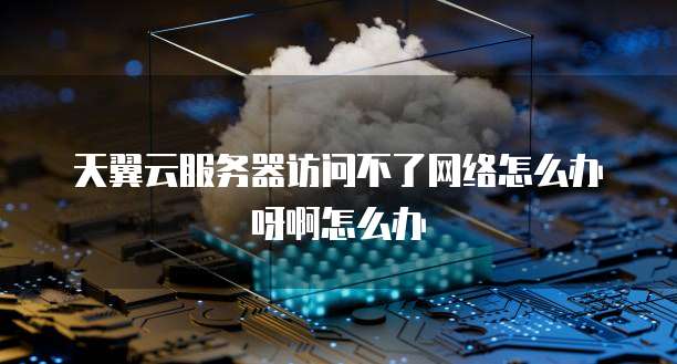 天翼云服务器访问不了网络怎么办呀啊怎么办
