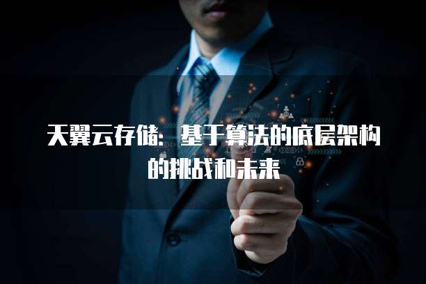 天翼云存储:基于算法的底层架构的挑战和未来