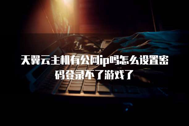 天翼云主机有公网ip吗怎么设置密码登录不了游戏了