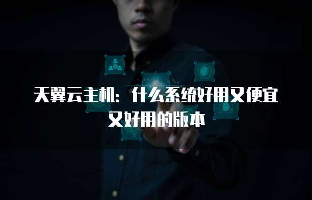 天翼云主机：什么系统好用又便宜又好用的版本