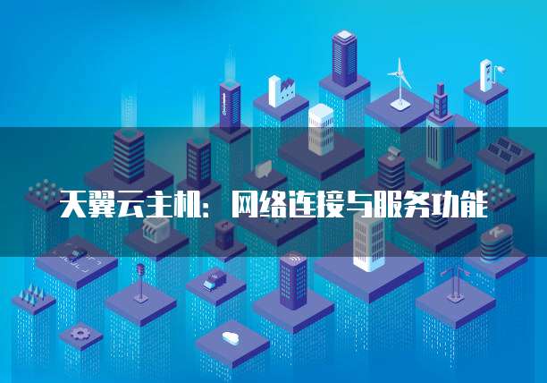 天翼云主机:网络连接与服务功能